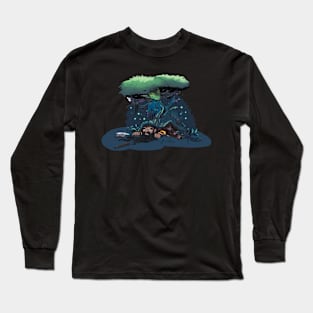 Sitting Under a Tree Long Sleeve T-Shirt